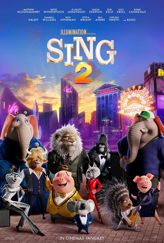 网盘资源收藏(夸克) - 欢乐好声音2 Sing 2 2160p Remux (2021) 中文字幕【62.56GB】已刮削