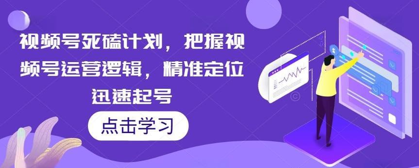 网盘资源收藏(夸克) - 视频号死磕计划，把握视频号运营逻辑，精准定位迅速起号