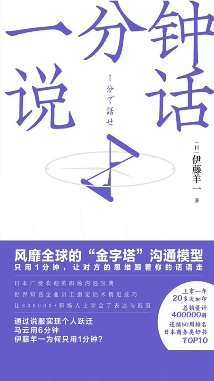 夸克云盘发布频道 - 一分钟说话  [pdf+全格式]