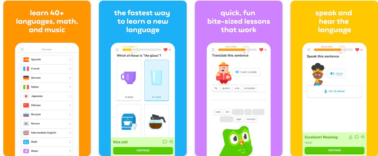 网盘资源收藏(夸克) - Duolingo 多邻国-语言学习 v6.0.4 解锁高级版