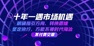 夸克云盘发布频道 - 十年一遇市场机遇，明确指引方向，转换思维，坚定执行，方能不被时代淘汰