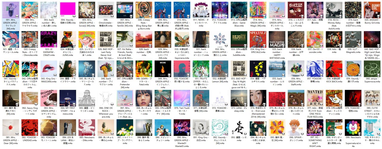 夸克云盘发布频道 - 【AAC】Apple Music Top 100：日本（2024-10-06）