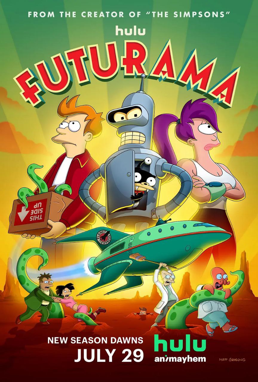 网盘资源收藏(夸克) - 飞出个未来 第十二季 Futurama Season 12 (2024) 更新10 中英字幕