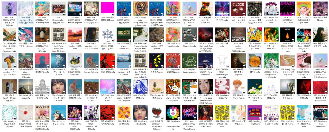 夸克云盘发布频道 - 【AAC】Apple Music Top 100：日本（2024-09-29）