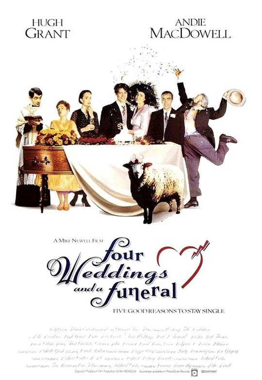 网盘资源收藏(夸克) - 四个婚礼和一个葬礼 Four Weddings and a Funeral 1080p Remux (1994) 中文字幕【33.46GB】已刮削