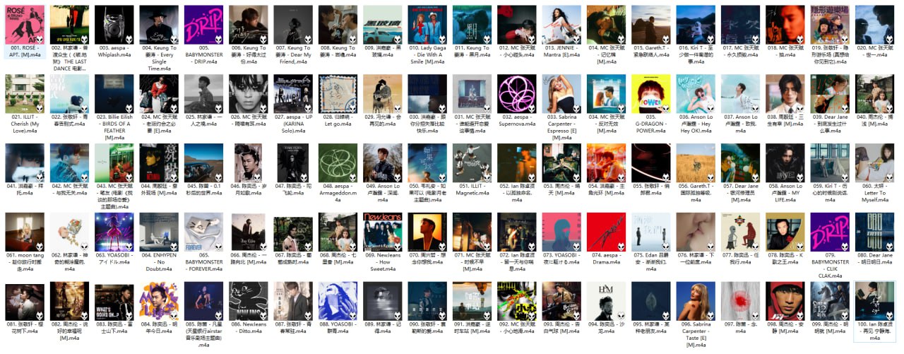 夸克云盘发布频道 - 【AAC】Apple Music Top 100：香港（2024-11-19）