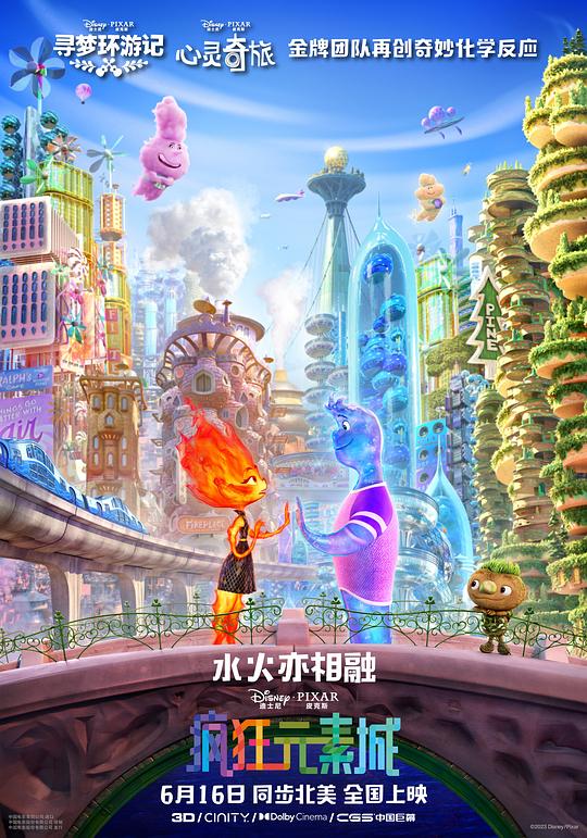 网盘资源收藏(夸克) - 疯狂元素城 Elemental 2160p Remux (2023) 中文字幕【36.81GB】已刮削